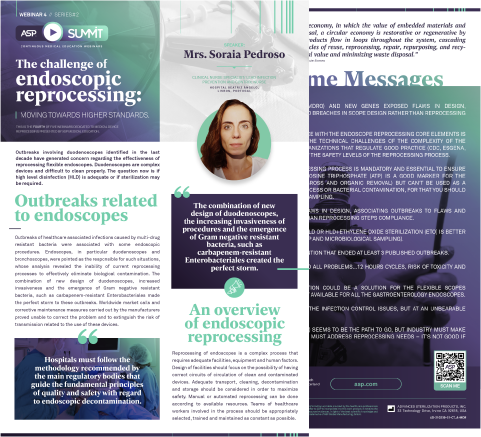 THE CHALLENGE OF ENDOSCOPIC REPROCESSING: MOVING TOWARDS HIGHER STANDARDS